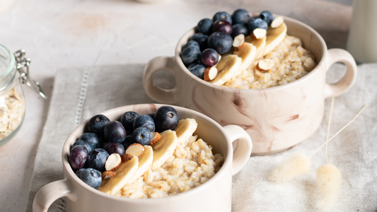 Blueberry & Banana Collagen Overnight Oats