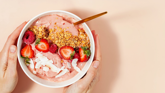 Strawberry Glow Coconut Bowl