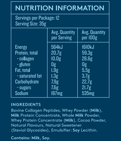 Collagen Protein Powder Chocolate