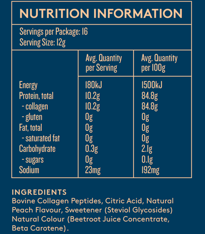 Pure Collagen Peptides Peach
