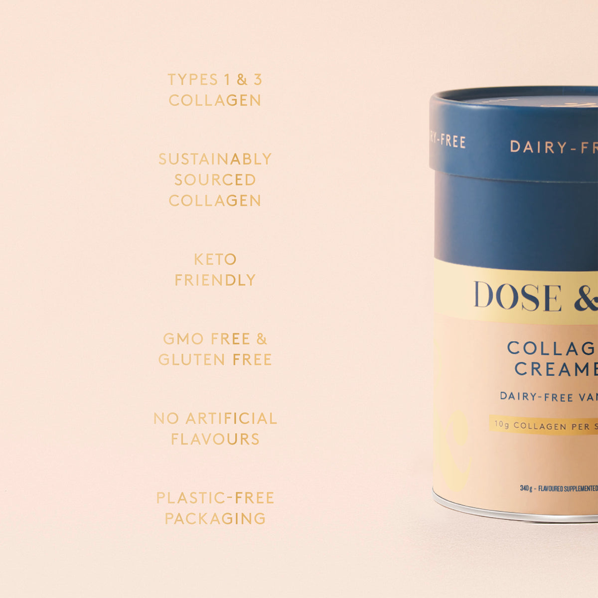 Dairy-Free Collagen Creamer Vanilla